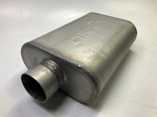 Dynomax 17228 Ultra Flo Aluminized Steel 3'' Inlet / Dual 2-1/2'' Outlet Muffler