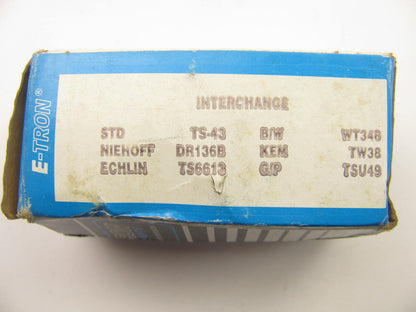 E-tron TS43 Engine Coolant Temperature Switch - TS-43 DR136B TS6613 WT346 TW38