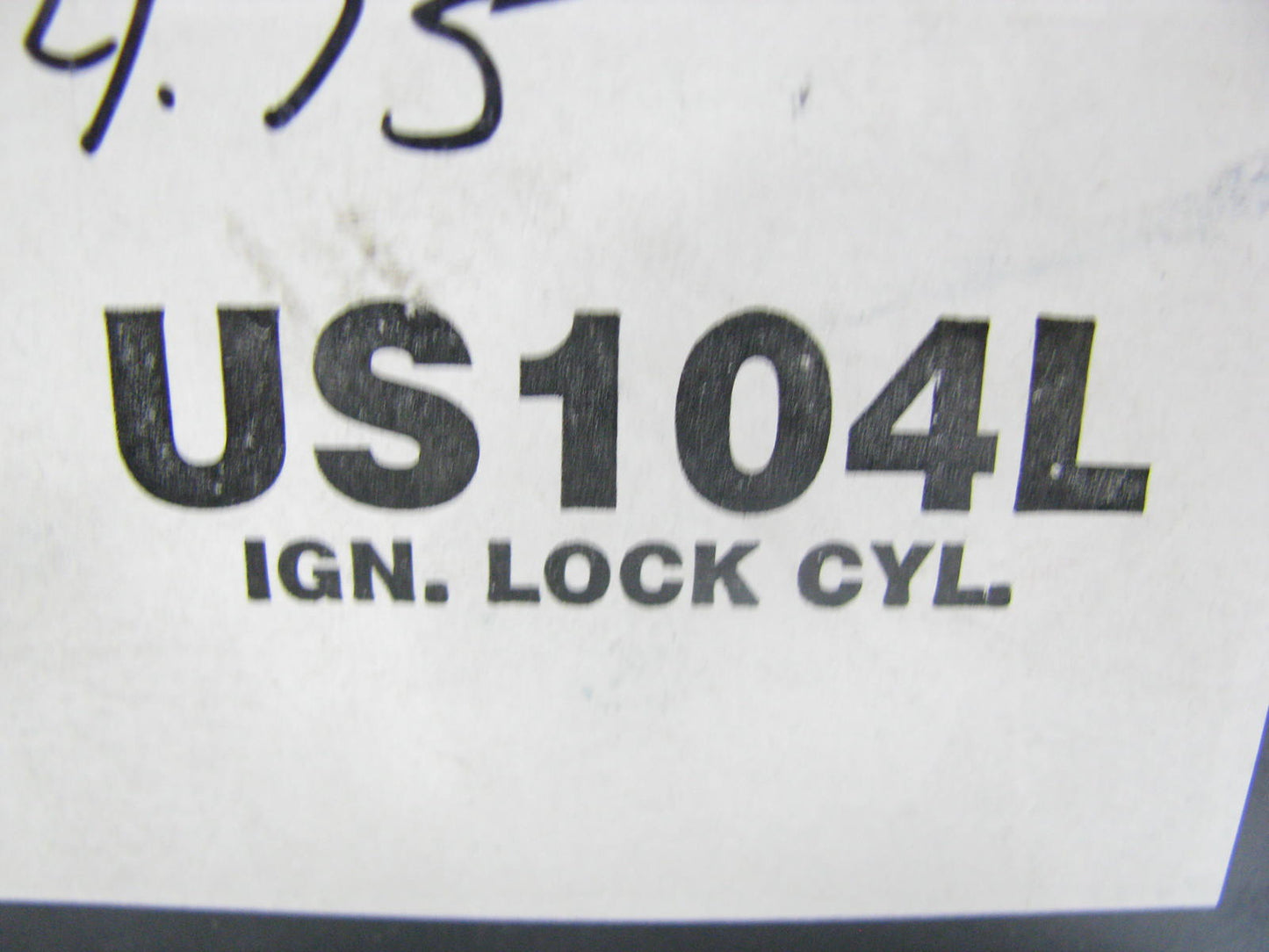 E-tron US104L Ignition Lock Cylinder & Keys