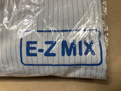 E-Z Mix 64850W White Carbon Fiber Thread Lab Coat W/ Detachable Hood (X-Large)