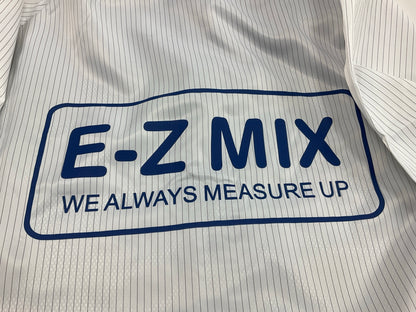 E-Z Mix 65254W White Carbon Fiber Thread Lab Coat W/ Detachable Hood (XX-Large)