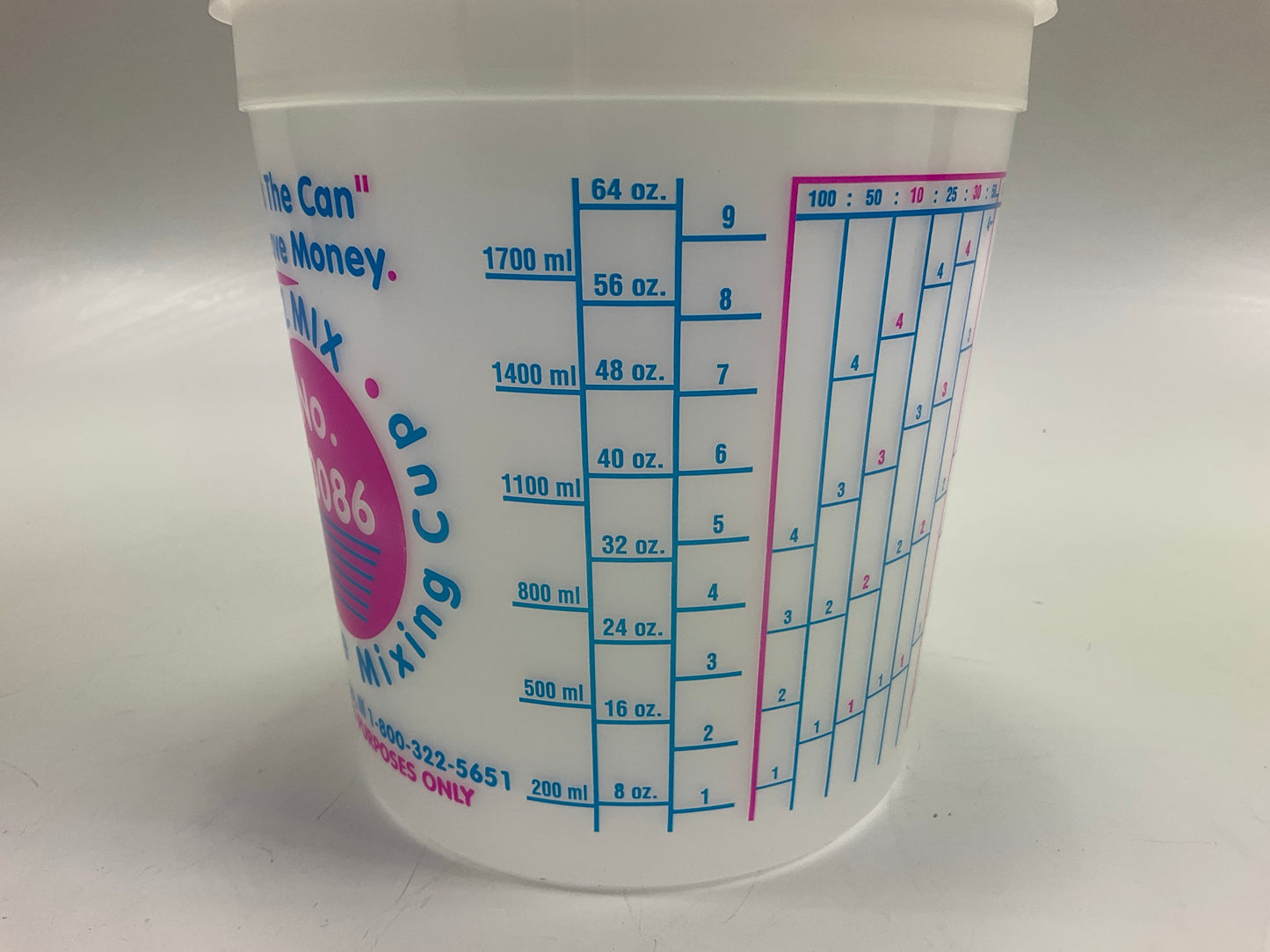 E-Z Mix 70086 2-1/2 Quart Disposable Paint Mixing Cups (25/Case)
