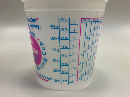 E-Z Mix 70086 2-1/2 Quart Disposable Paint Mixing Cups (25/Case)