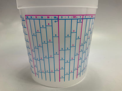 E-Z Mix 70086 2-1/2 Quart Disposable Paint Mixing Cups (25/Case)