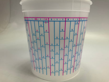 E-Z Mix 70086 2-1/2 Quart Disposable Paint Mixing Cups (25/Case)