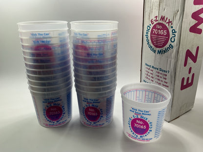 E-Z Mix 70165 5-Quart Plastic Mixing Paint Cups, Box Of 25