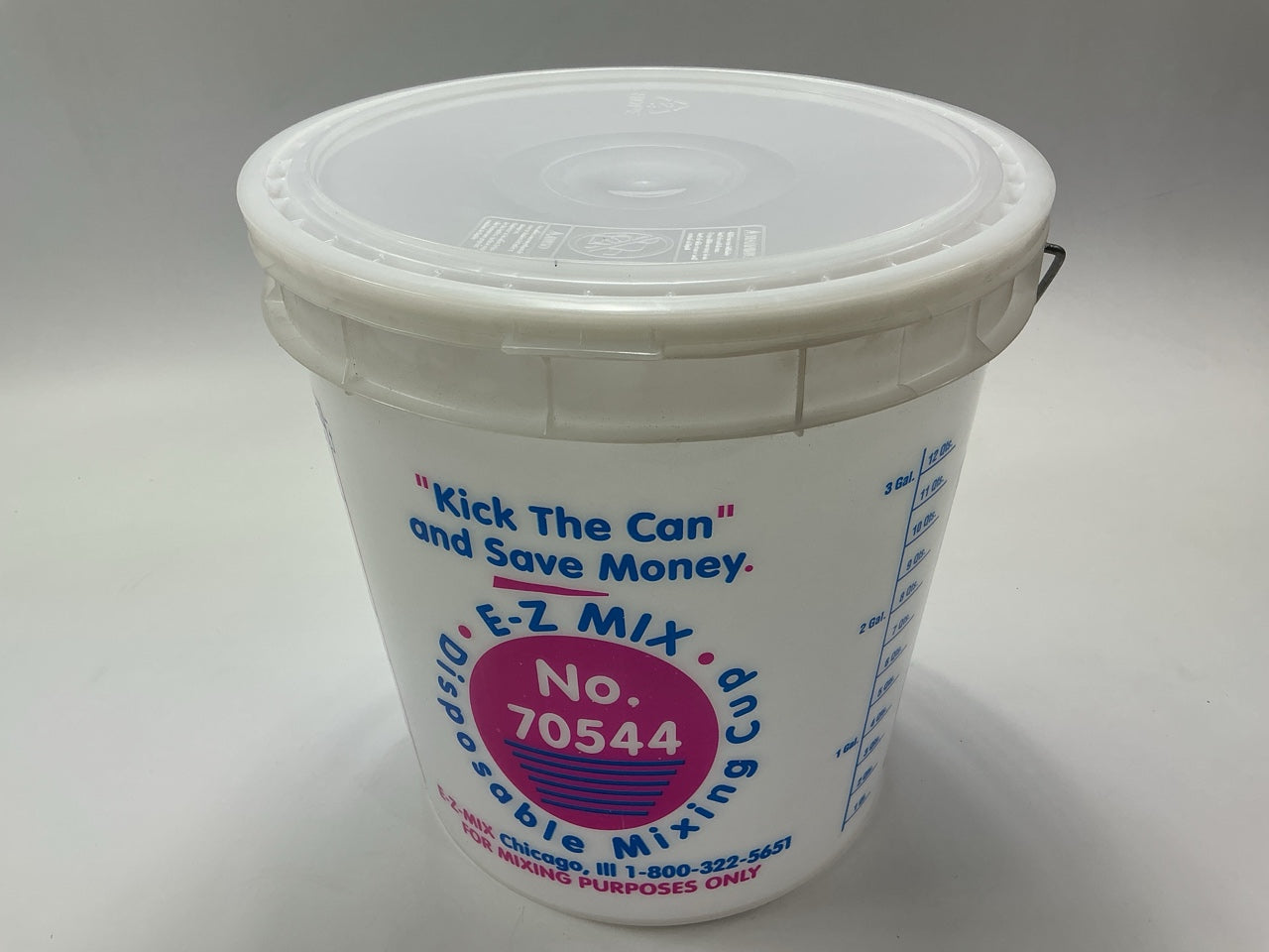E-Z Mix 70544 4.25 Gallon Mixing Buckets With Lids ( 6 Pieces )