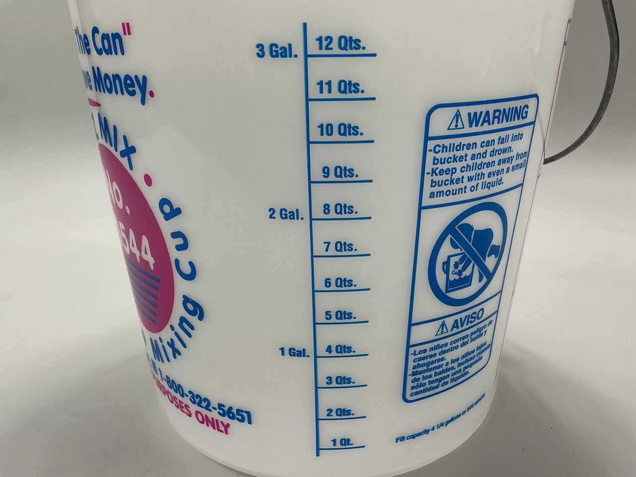 E-Z Mix 70544 4.25 Gallon Mixing Buckets With Lids ( 6 Pieces )