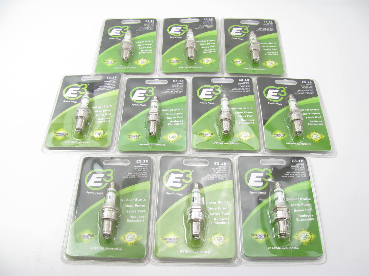 Lot Of 10 Pcs - E3 E3.18 Performance Spark Plugs