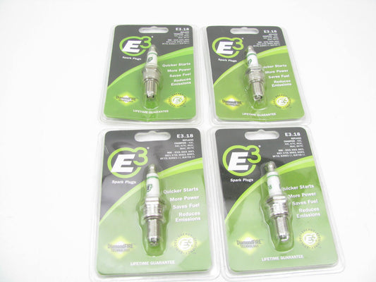 (4) E3 E3.18 Spark Plugs