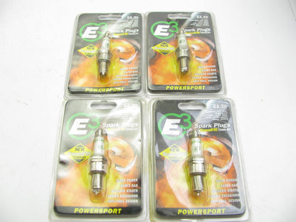 (4) E3 E3.30 Performance Spark Plugs Replaces B7ES BR7ES B7ES11 BR7ES11 B7EV