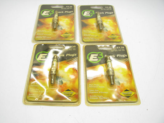 (4) E3 E3.38 Performance Spark Plugs (NGK CR7E, CR8E, CR9E CHAMPION G57C, G59C)