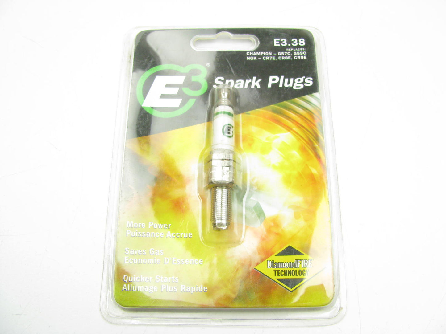 E3 E3.38 Performance Spark Plug 10mm 0.750'' Reach (G57C, G59C,CR7E, CR8E, CR9E)