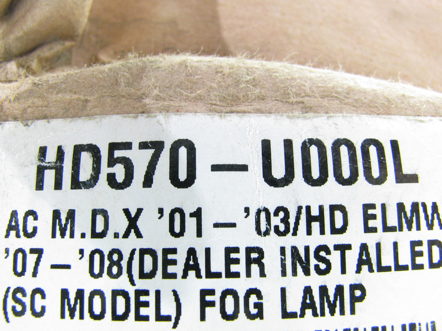 Eagle Eyes HD570-U000L Front LEFT Fog Light Lamp For 2001-03 MDX 2007-08 Element