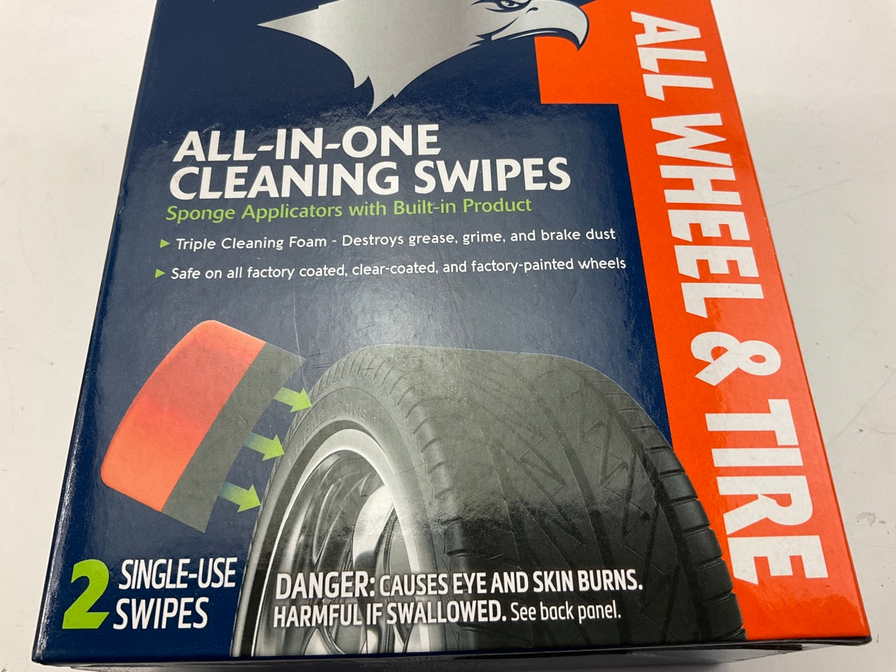 EAGLE ONE All-In-One Tire Shine Swipes Wheel Sponge Applicator