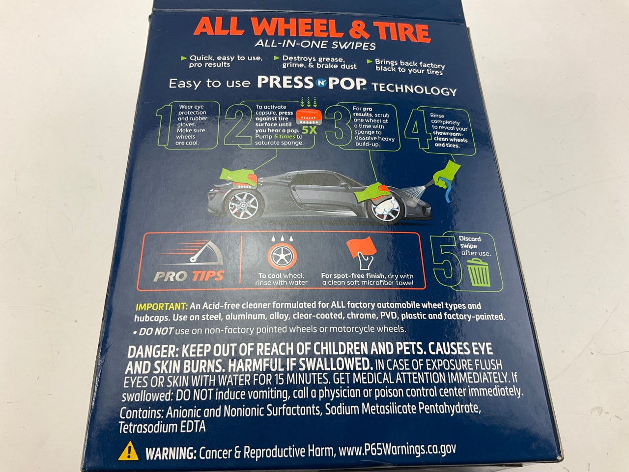 EAGLE ONE All-In-One Tire Shine Swipes Wheel Sponge Applicator