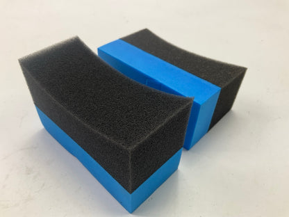 5 PACKS -  EAGLE ONE E15010602 Tire Shine Sponges For Pro Automotive Detailing