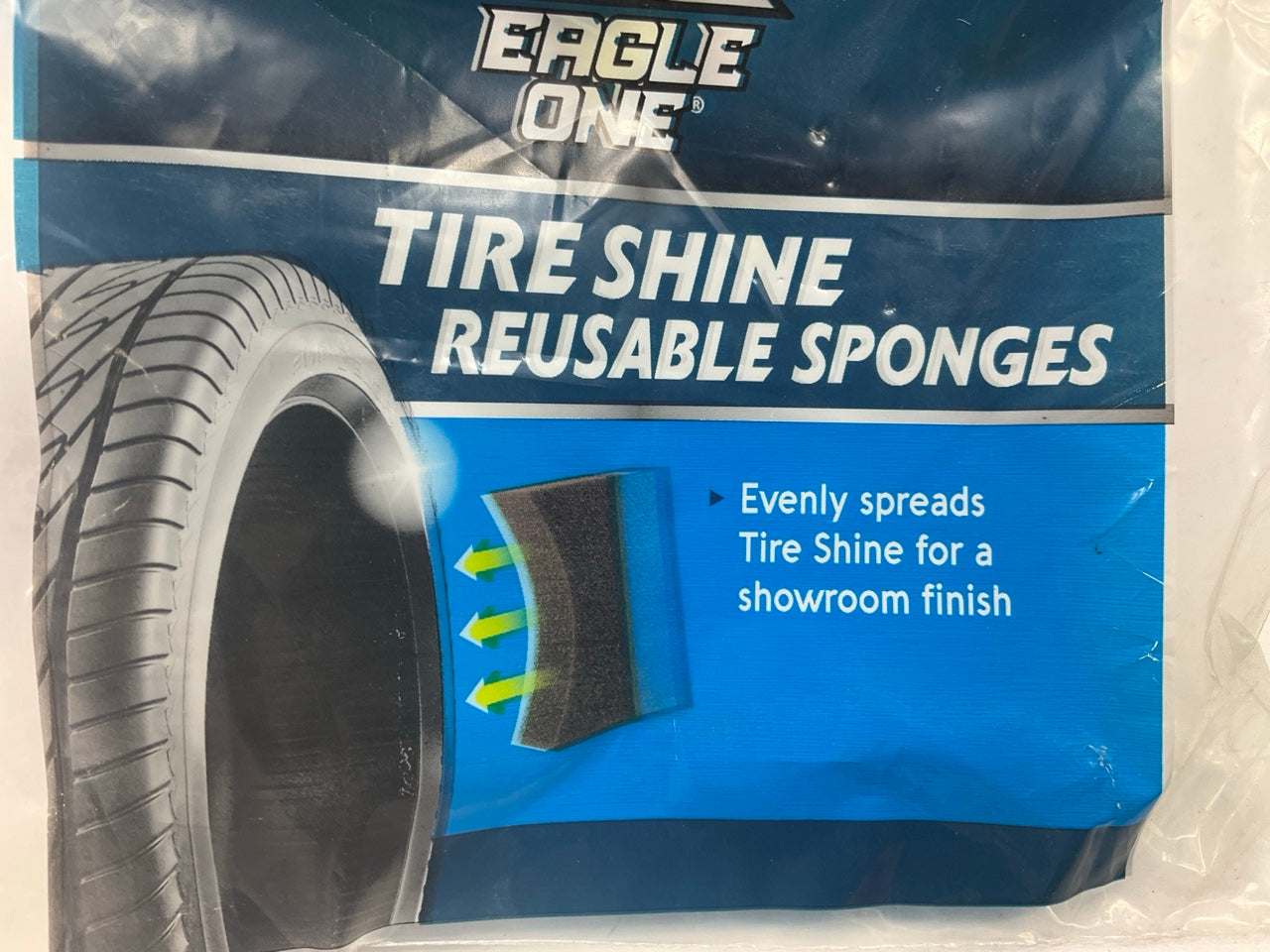 EAGLE ONE E15010602 Tire Shine Sponges - 2 Sponges For Automotive Detailing