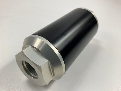 Earls 230628ERL Billet Aluminum In-Line Fuel Filter 100 Micron -8AN