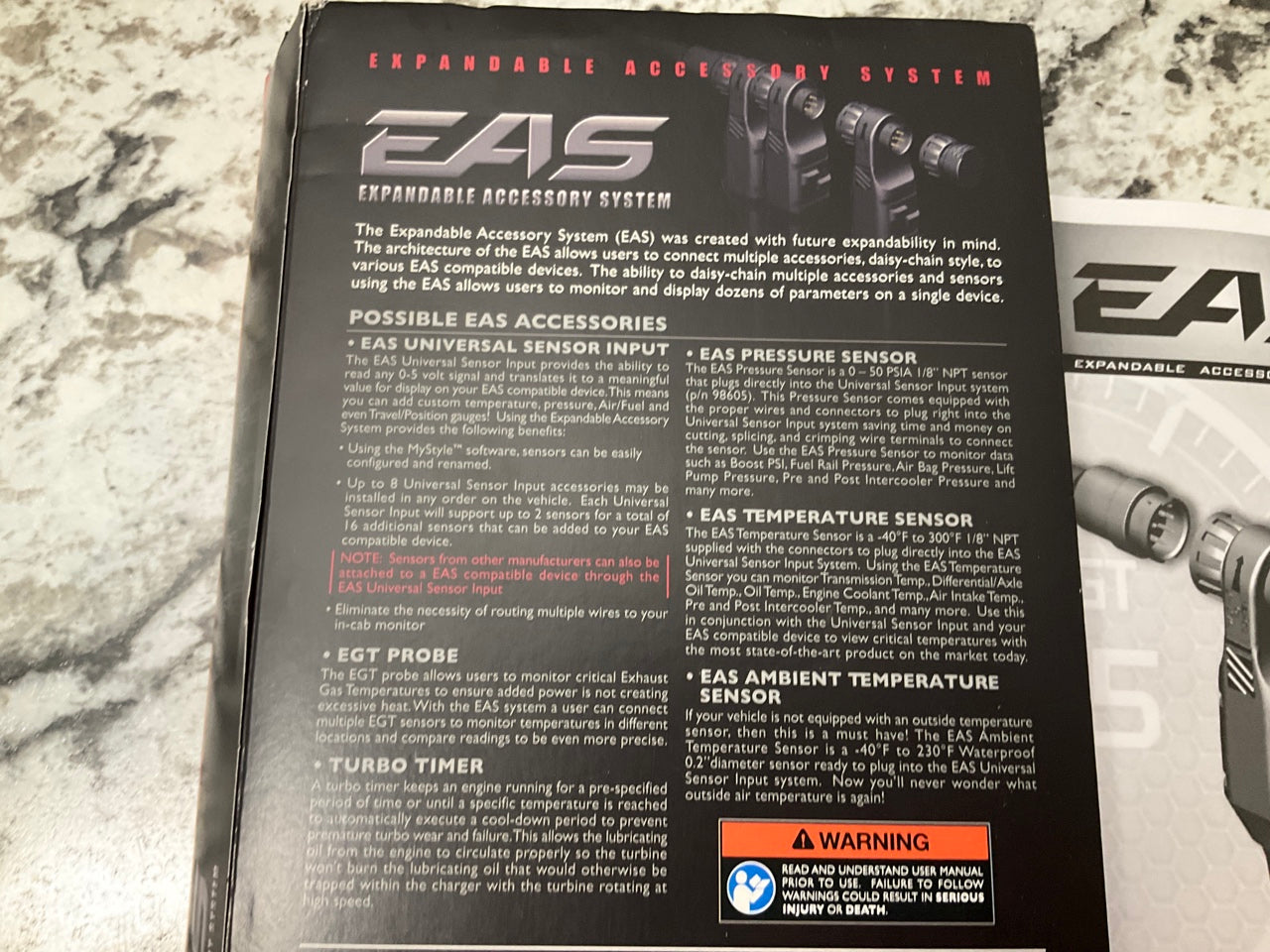 Edge 98620 EAS EGT Pyrometer Probe Sensor EAS Starter Kit For Evolution Insight