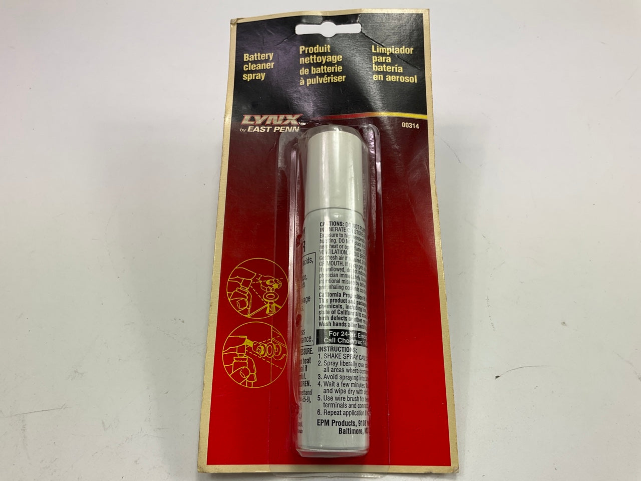 East Penn 00314 Battery Terminal Protector Battery Cleaner Spray 1-1/8 Oz