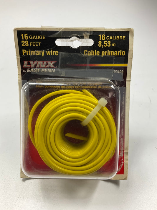 East Penn 00409 Automotive Primary Wire - 28 Feet, 16 Gauge, Yellow