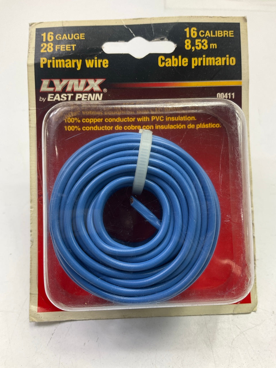East Penn 00411 Automotive Primary Wire 16 Gauge, 20 Feet. - BLUE
