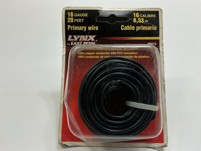 East Penn 00414 Primary Automotive Wire - 16 Gauge, 28 Feet Long, Black