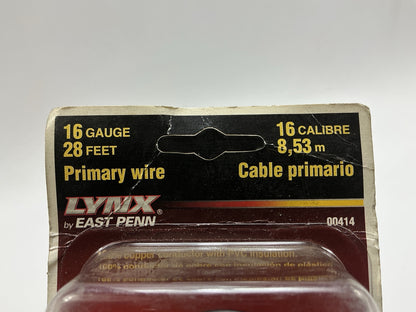 East Penn 00414 Primary Automotive Wire - 16 Gauge, 28 Feet Long, Black