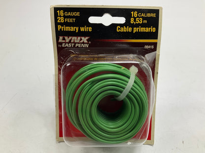 East Penn 00415 Automotive Primary Wire 16 Gauge, 28 Feet. - GREEN