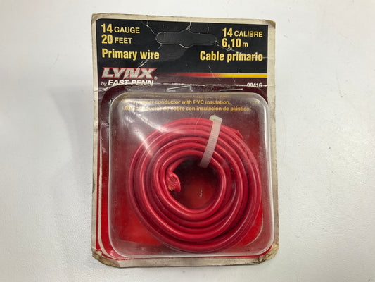 East Penn 00414 Primary Automotive Wire 14 Gauge, 20 Feet. - RED