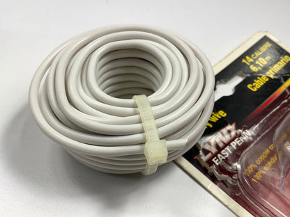 East Penn 00421 Primary Wire, 14 Gauge, White, 20' Long