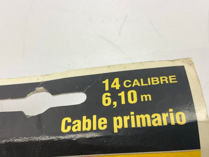 East Penn 00422 Primary, Wire, 14 Gauge, Black, 20' Long