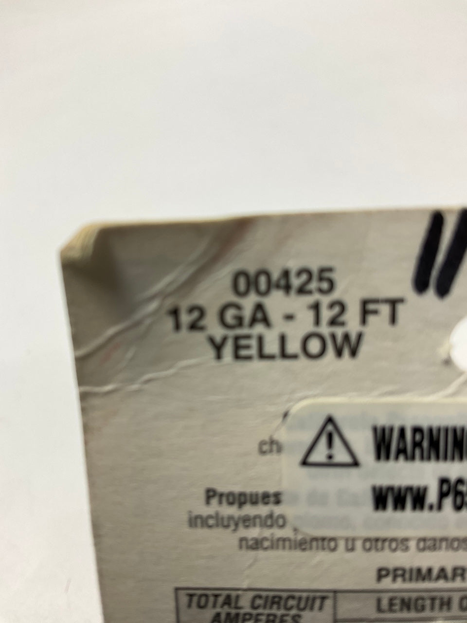 East Penn 00425 Automotive Primary Wire - 12 Feet, Yellow, 12 Gauge