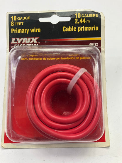 East Penn 00432 Primary Automotive Wire - 10 Gauge, 8 Feet, Red