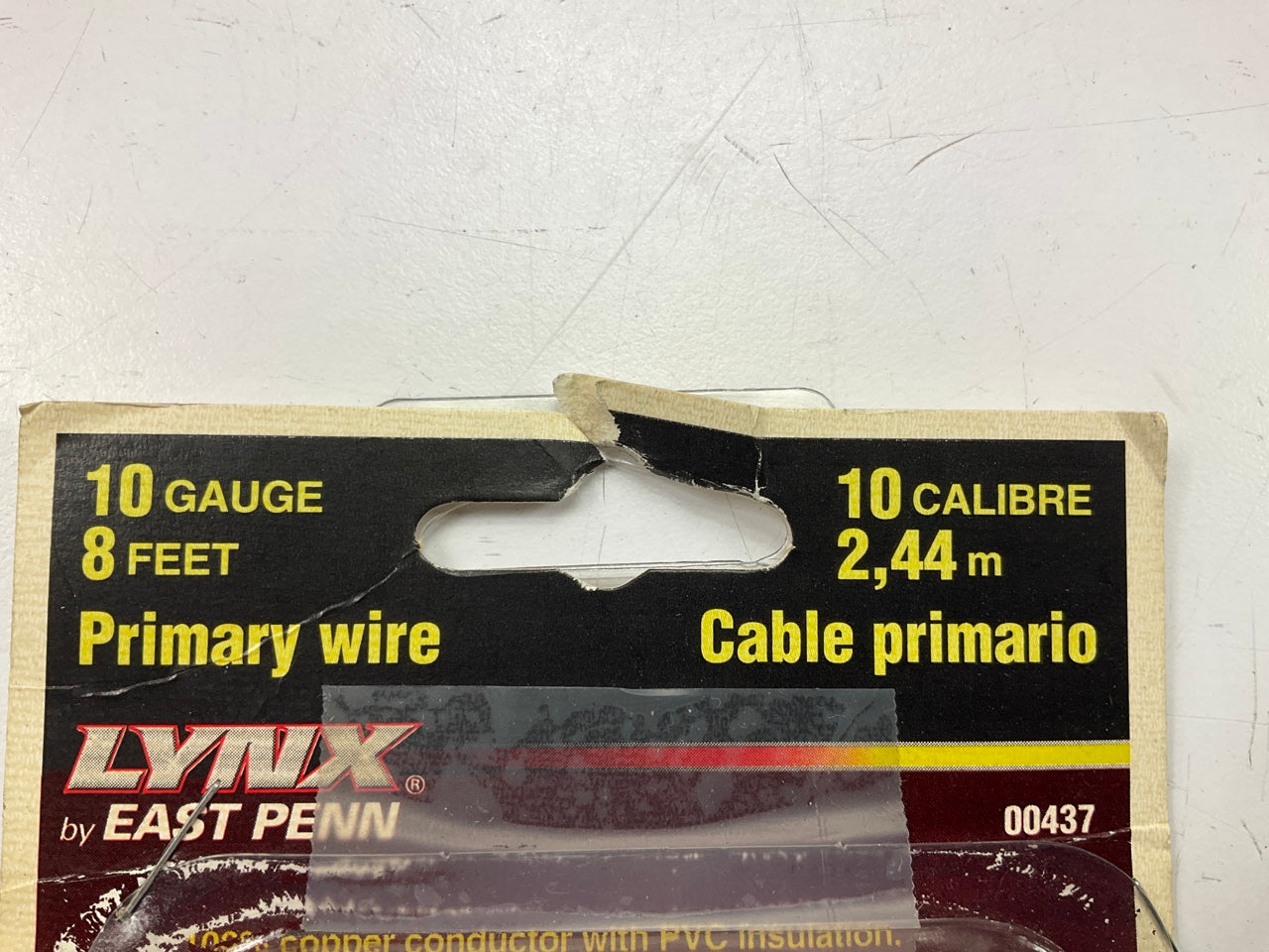 East Penn 00437 Primary Automotive Wire - 10 Gauge, 8 Feet, White