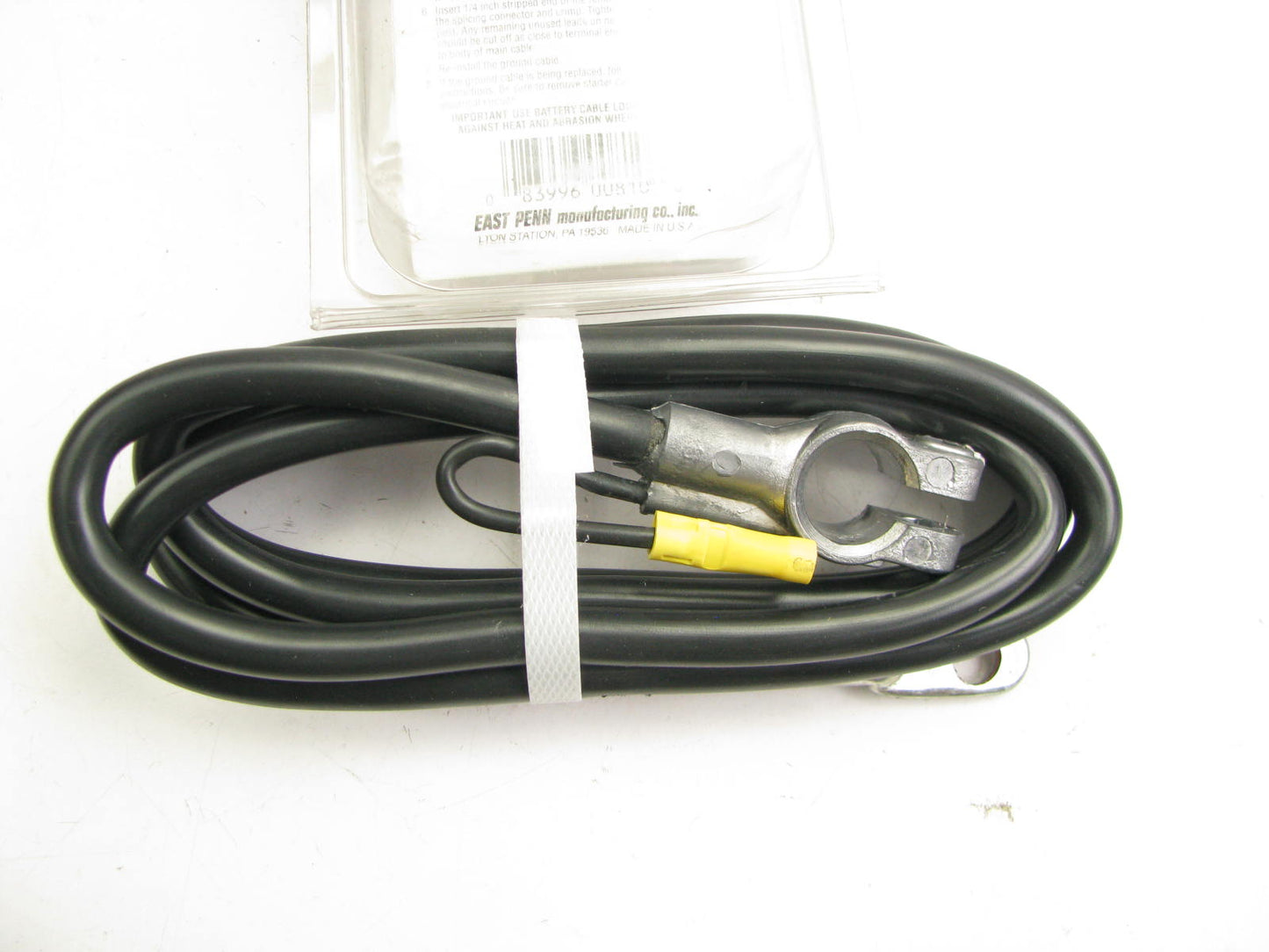 East Penn 00810 Battery Cable - Black Top Post 4 Gauge 72'' Long