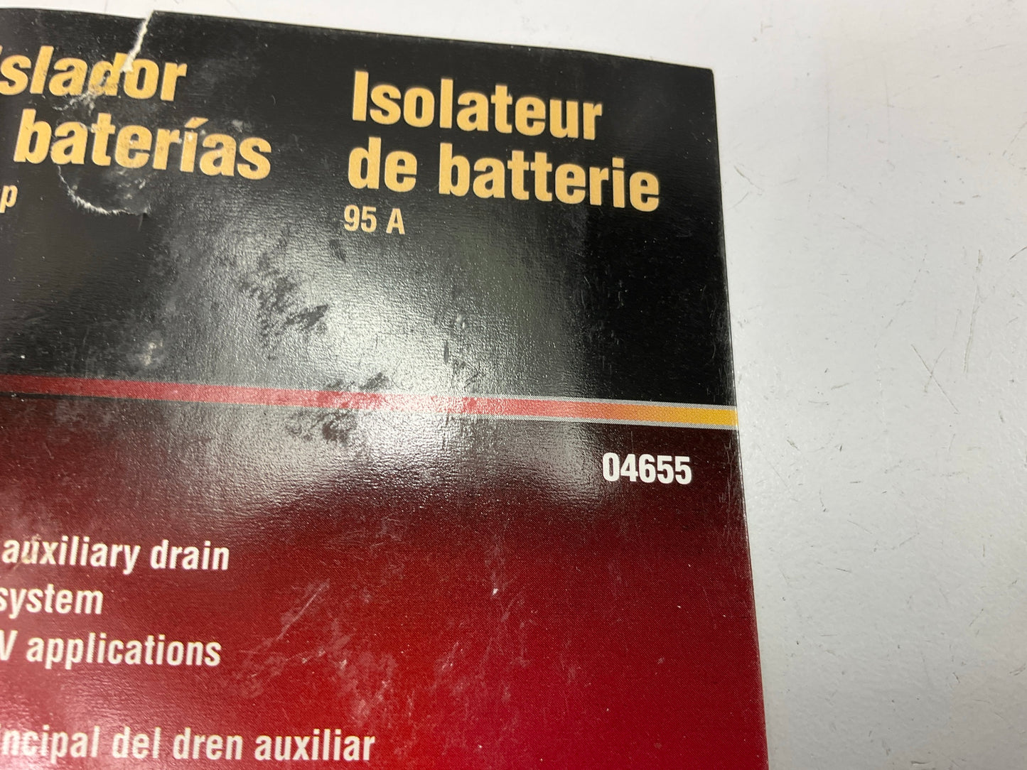 East Penn 04655 MioPro Multi Battery Isolator 95 Amps 6-50 DC Volts Neg Ground