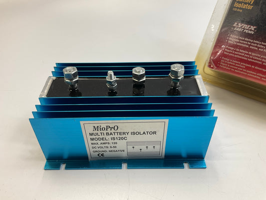 East Penn 04656 MioPro Multi Battery Isolator, 120 Apms 6-50 DC Volts Neg Ground