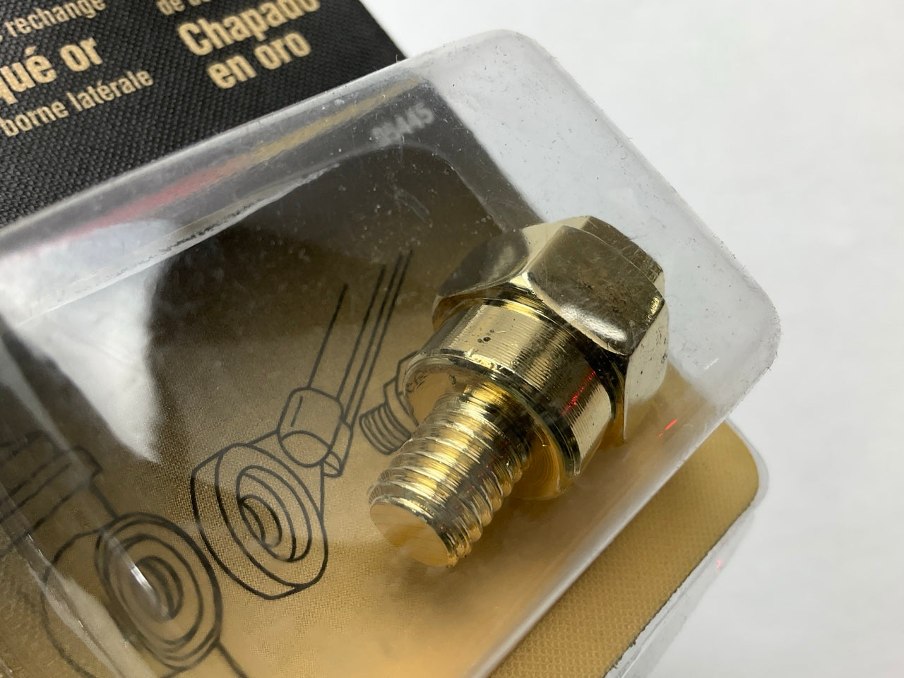East Penn 00545 Side Post Battery Terminal Replacement Bolt, Gold Plated