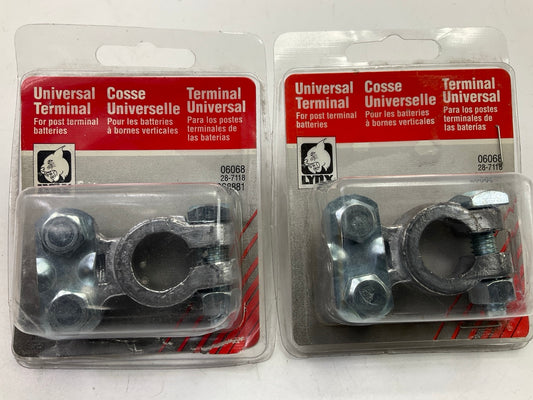 (2) East Penn 06068 Universal Battery Terminal For Post Terminal Battery