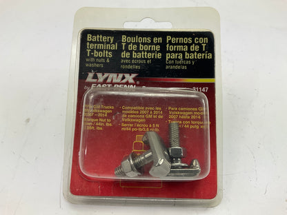 East Penn 31147 Battery Terminal T-bolts With Nuts & Washers, 07-14 GM, 2 Piece