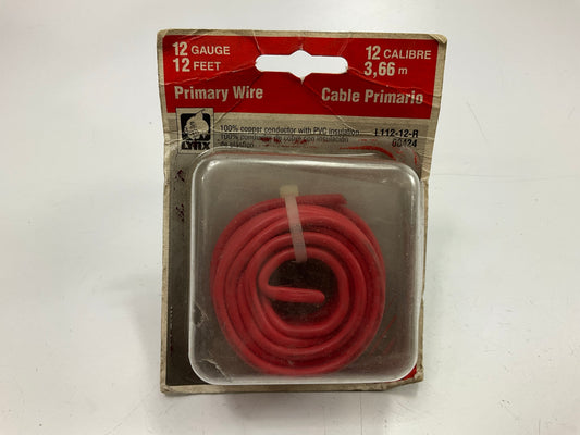 East Penn L112-12-R Primary Automotive Wire 12 Gauge, 12 Feet. - RED