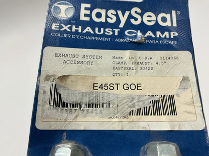 Easyseal E45ST 4.5'' EasySeal Exhaust Band Clamp Stainless Steel