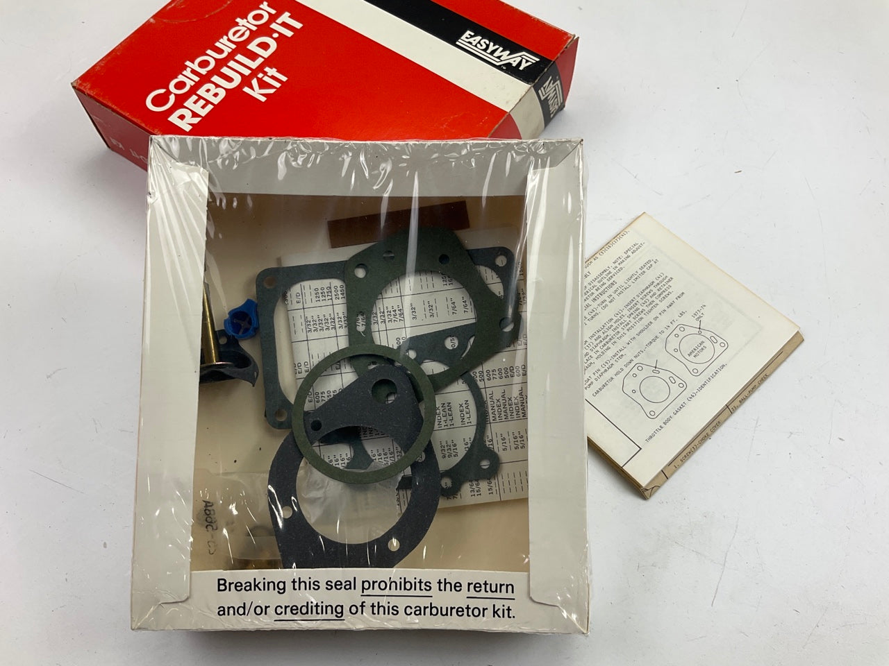 Easyway 7326 Carburetor Rebuild Kit - CARTER YF