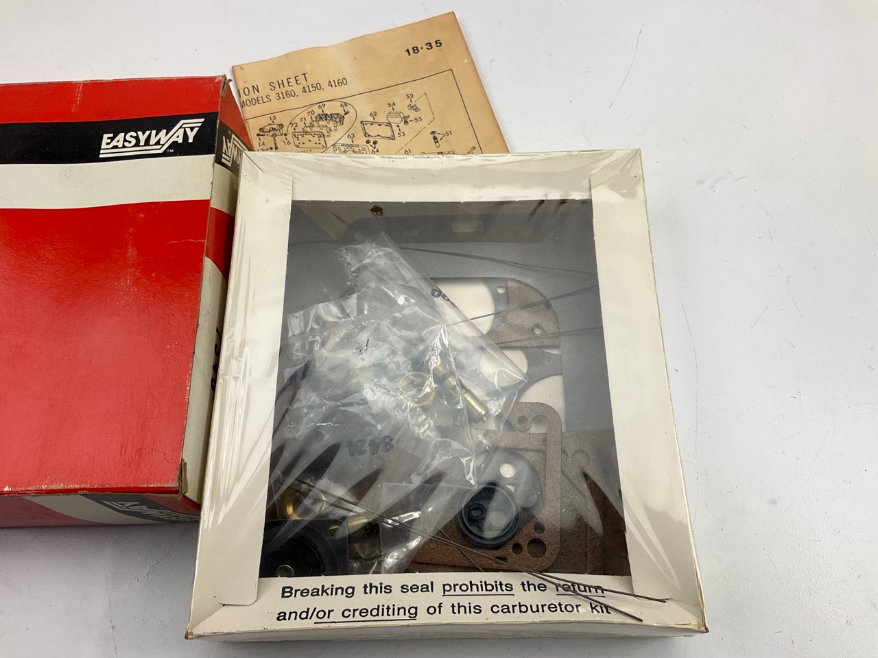 Easyway 7346 Carburetor Rebuild Kit For Holley 3160, 4150, 4160 4BBL
