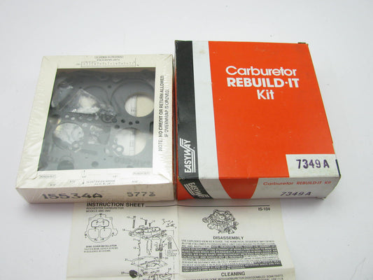 Easyway 7349A Carburetor Rebuild Kit For Rochester 4-BBL 4MC 4MV