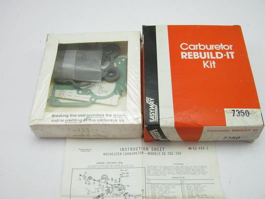 Easyway 7350 Carburetor Rebuild Kit - ROCHESTER 2-BBL DUALJET 2G 2GS 2GV
