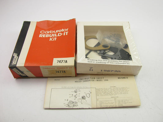 Easyway 7477A Carburetor Rebuild Kit for 1975-1981 Ford AMC Holley 1-BBL 1946