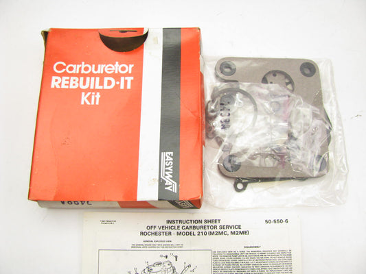 Easyway 7498A Carburetor Rebuild Kit 1977-1987 GM Rochester 2-BBL M2MC M2ME E2ME